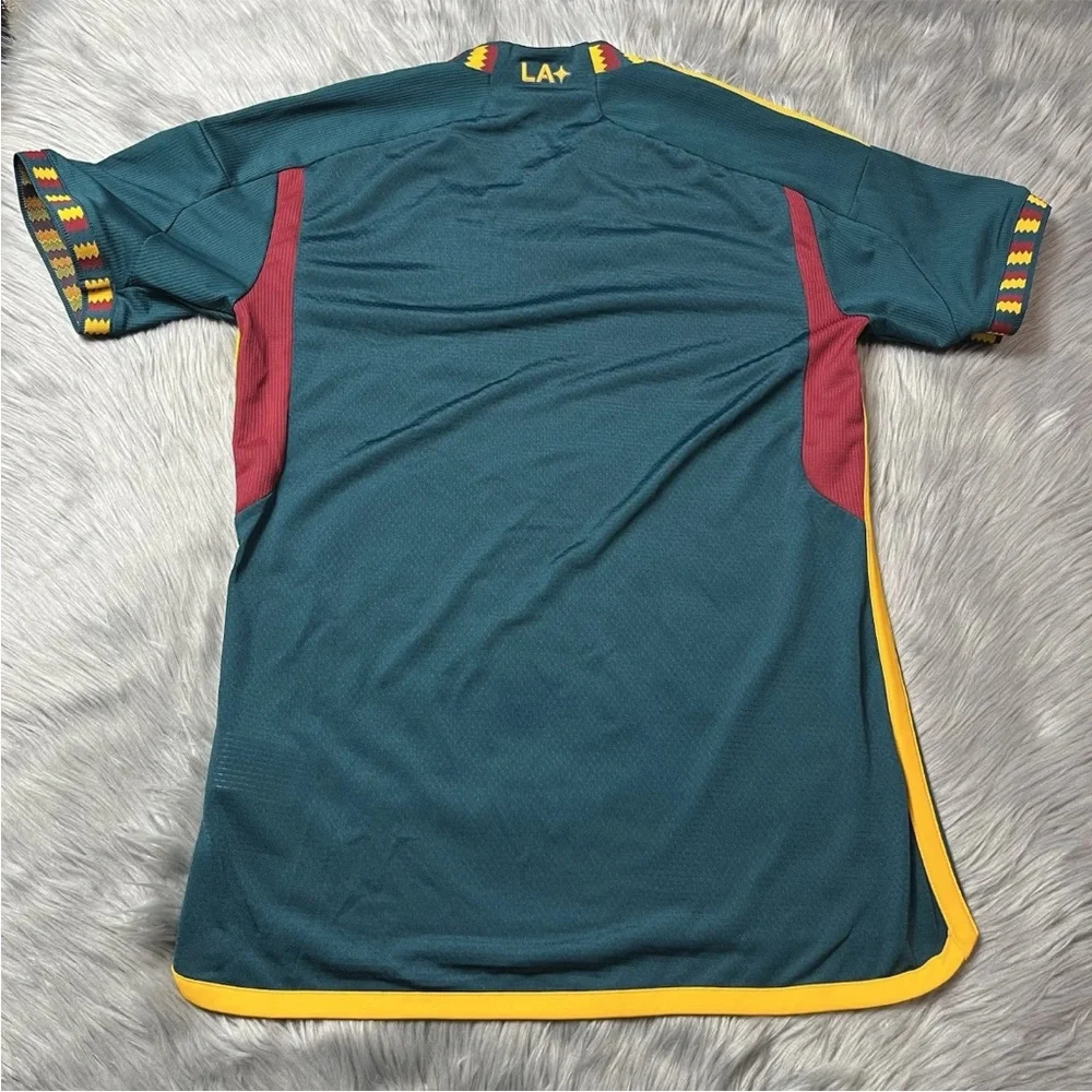 2023-24 Adidas Men’s LA Los Angeles Galaxy Green Soccer Jersey Small